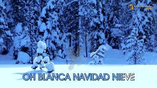 Villancicos  Blanca Navidad LETRA INSTRUMENTAL KARAOKE [upl. by Cocks]