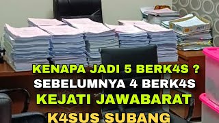 KENAPA 5 BERK4S  SEBELUMNYA 4 BERK4S K4SUS SUBANG [upl. by Mikihisa]