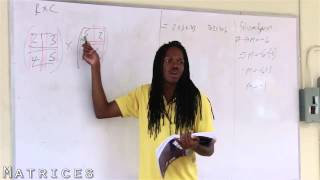 Damion Crawford CXC Mathematics Matrices 1 [upl. by Oitaroh]