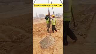 Standard penetration Test for soilSPT for soil properties standardpenetrationtest soiltesting [upl. by Hanni]