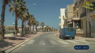 QQLX 0101 MALTA Marsascala  Full HD  Street View Car 2013 [upl. by Erminie]