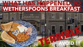 Wetherspoons Full Breakfast  Food Review  Its not what it used to be   Full English Breakfast [upl. by Leeke456]