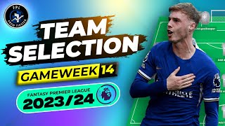 GW14 Team Selection  2 TRANSFERS LOCKED IN  FPL 202324 [upl. by Pearlman378]