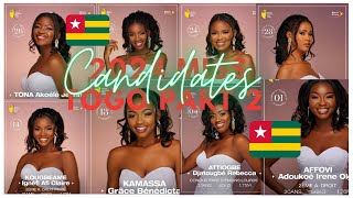 MISS TOGO 2024 CANDIDATES PART2LOME TOG0 AFRICA africa misstogo 2024 misstogo2024 togo viral [upl. by Noemis]