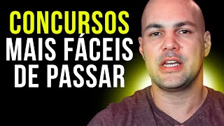 Os 5 concursos mais fáceis de passar [upl. by Amluz522]