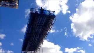 Skydeck installation  suspended scaffold  Above Scaffolding [upl. by Girovard464]