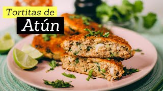 Receta de Tortitas de Atún ¡SÚPER FÁCIL  Recién Cocinados [upl. by Nappy54]