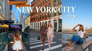 NEW YORK CITY VLOG  outfits restaurants shopping amp fashion week fun [upl. by Thatch851]