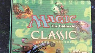 Classic Sixth Edition MTG Complete set look [upl. by Sebastiano]