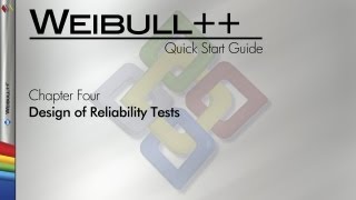 Weibull 89 Quick Start Guide Chapter 40 Introduction to the Design of Reliability Tests [upl. by Ebonee]