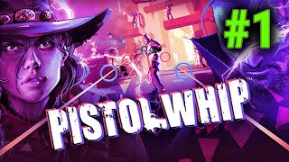 Episode 1 Pistol Whip PSVR 2 Gameplay First 5 [upl. by Fransen]