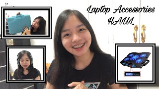 Laptop Accessories HAUL  Acer Nitro 5 Setup SalamatShopee [upl. by Eelahs]