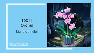 Yeabricks Light kit Install in the Lego Orchid 10311 [upl. by Adliw]