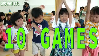 10 ESL games  simple activities kindergarten [upl. by Einalem273]