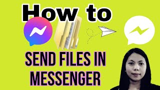 Paano mag send ng Files sa messenger  madali lang [upl. by Prinz]