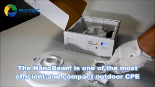 Ubiquiti NBEM519 Nanobeam M5 58GHz 19dBi airMAX Bridge 400mW [upl. by Sioled292]