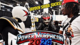 DO POWER RANGER FANS LIKE JAYDEN SHIBA  POWER MORPHICON 2024 INTERVIEWS [upl. by Lucho836]