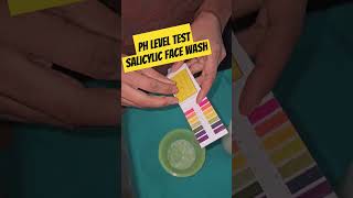 ph level test salicylic fash wash viral skincare [upl. by Osnola]