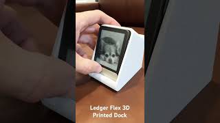 Ledger Flex 3D Printed Dock ledger bitcoin design 3dprinting bambu ledgerwallet [upl. by Teteak]