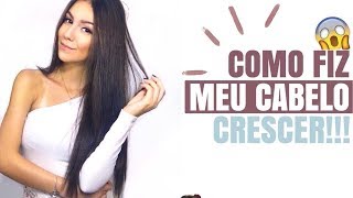 COMO FIZ MEU CABELO COM QUÍMICA CRESCER  Michelle Garcia [upl. by Notyalk]