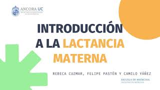 Introducción a la lactancia materna [upl. by Wilbur]