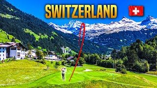 The golf courses in Switzerland are BEAUTIFUL [upl. by Anirec462]