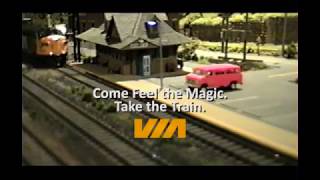 Come Feel the Magic Take the Train in HO Scale [upl. by Oakley]