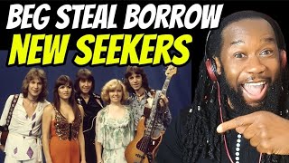 They shouldve won Eurovision NEW SEEKERS Beg steal borrow 1972 REACTION  First time hearing [upl. by Mellins]