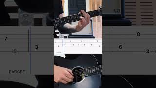 System of a Down  Roulette Standard tuning guitar acousticguitar tabs acousticcover tutorial [upl. by Odraccir]