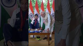 Paris Paralympic heroes meet PM Modi [upl. by Idnahk]