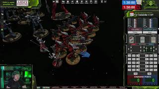 SIX WRAITHLORDSSSS vs Genestealer Cults  T5S2 S9 Pod 23 Round 1  Warhammer 40k Batrep [upl. by Ahtael377]