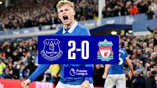 EVERTON 20 LIVERPOOL  PREMIER LEAGUE HIGHLIGHTS [upl. by Margalit964]