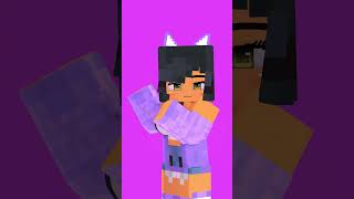 Nya Arigato dance cover by Aphmau minecraftshorts [upl. by Rolfe]