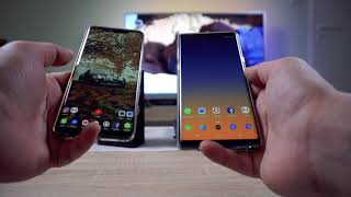 Huawei Mate 20 Pro vs Samsung Galaxy Note 9  Confruntarea Titanilor [upl. by Aerdied]