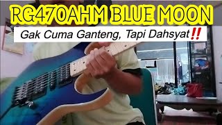 IBANEZ RG470AHM BLUE MOON MII gitar market Export Diminati karena warnanya memikat [upl. by Imoyik549]