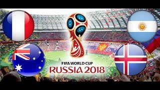 TURNIEJ PANINI FIFA WORLD CUP RUSSIA 2018 FRANCJA  AUSTRALIA  ARGENTYNA  ISLANDIA [upl. by Iaj]