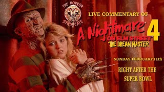 🔴 A Nightmare on Elm Street 4 The Dream Master LIVE Commentary [upl. by Octavia879]