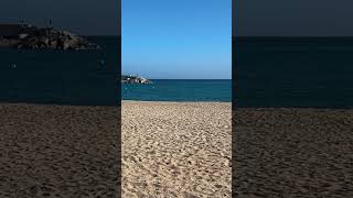 Playa de Blanes the perfect October getaway 🌊🏖️PlayaDeBlanes CostaBrava autumn beach [upl. by Enneiviv752]