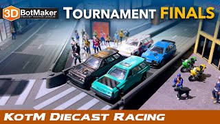 Tournament 1 FINALS KotM4 T123 Modified Diecast Racing [upl. by Amby]