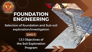 131 Objectives of the Soil Exploration Program  CE802B [upl. by Ardaed861]