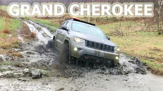 4x4 Off Road 2021 Jeep Grand Cherokee Trailhawk Mudding Rock Crawling [upl. by Fanchet394]