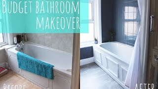 Budget bathroom makeover [upl. by Aihsetal]