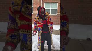 Is that a magic carpet Michael Blacksons designer Versace Snow Fight [upl. by Esirehc385]