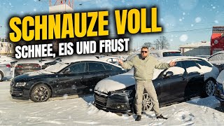 Nichts geht mehr im Autohandel Schnee amp Eis  Frust Getriebe Neu auf mein Nacken JammerburgNews [upl. by Roley]