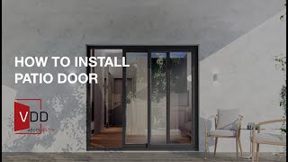 Complete Patio Door Installation Tutorial Easy StepbyStep Guide VDOM Doors [upl. by Weir]