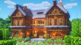 Minecraft Riesiges Haus bauen Tutorial 119  Riesiges Haus bauen in Minecraft Survival Tutorial [upl. by Lucais]