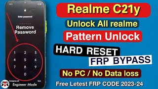 Realme C21y RMX3261 Hard Reset ll All Type Password Pattern Lock Remove Without PC 100 Free [upl. by Ytitsahc]