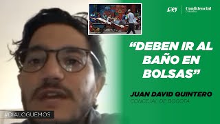 CONCEJAL JUAN DAVID QUINTERO DENUNCIA VULNERACIÓN DE DERECHOS EN CORABASTOS [upl. by Latouche]