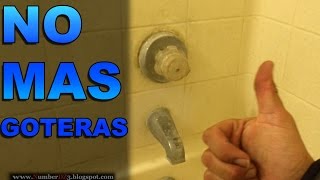 Como reemplazar valvula que gotea en la regadera Shower [upl. by Nocaed73]