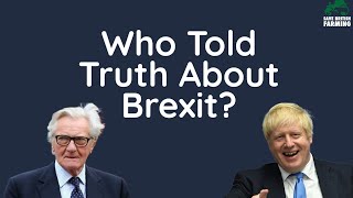 History Shows Heseltine Has Been Consistent On Boris amp Brexit [upl. by Cullin54]